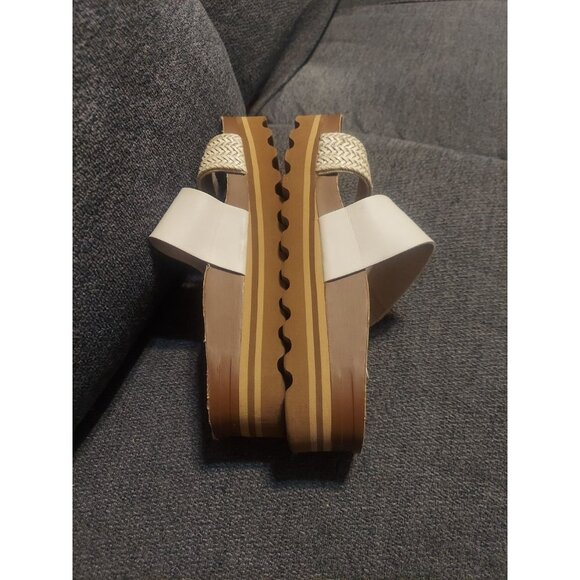 Reef CUSHION VISTA HI Women’s Platform Slide Sandals NATURAL Shoes Size 6 - Picture 7 of 10